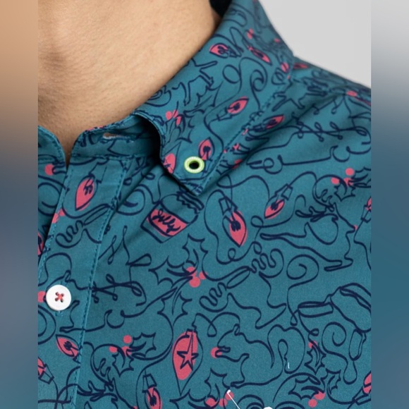 William Murray Golf Men’s 25,000 Bulbs LS Button Down - Picture 5 of 13